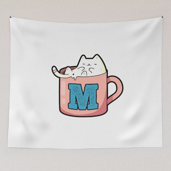 Item preview, Monogram M Pawfee Break designed and sold by kidsmonogram2.