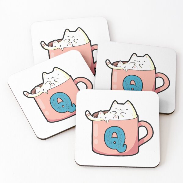 Item preview, Monogram Q Pawfee Break designed and sold by kidsmonogram2.