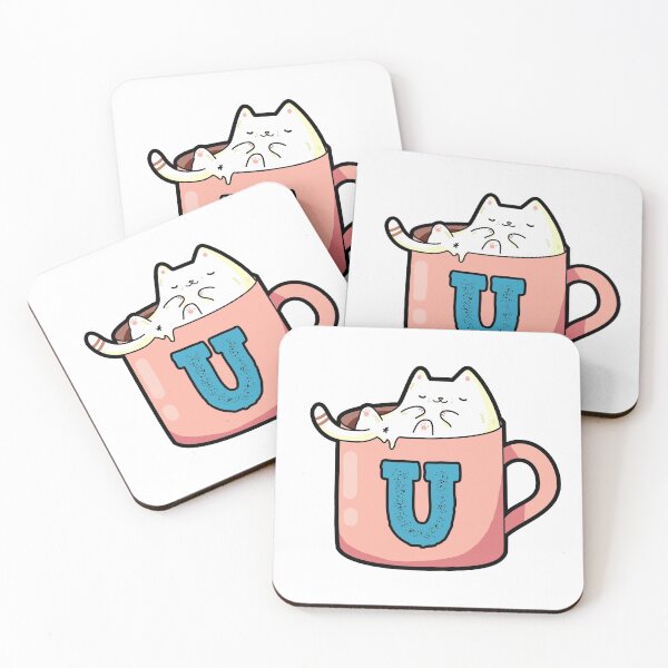 Item preview, Monogram U Pawfee Break designed and sold by kidsmonogram2.