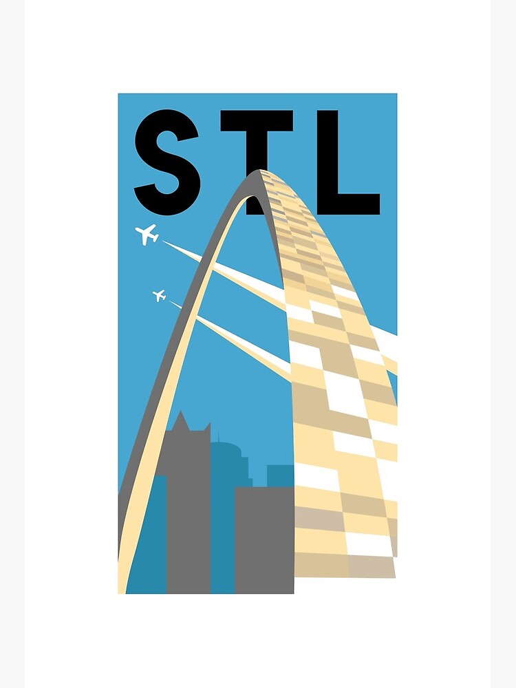 St. Louis Gateway Arch Painting Poster Print 