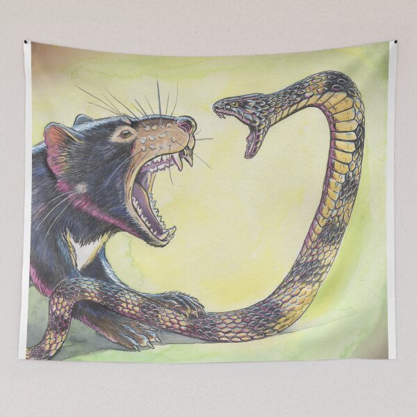 Item preview, Devil V Tiger Snake designed and sold by SnakeArtist.
