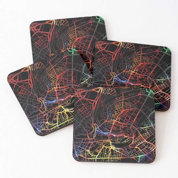 Item preview, Bern Switzerland City Street Map Dark Mode designed and sold by map-lover.