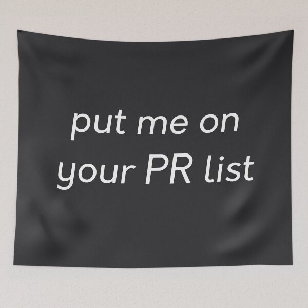 Item preview, put me on your PR list designed and sold by amarie98.