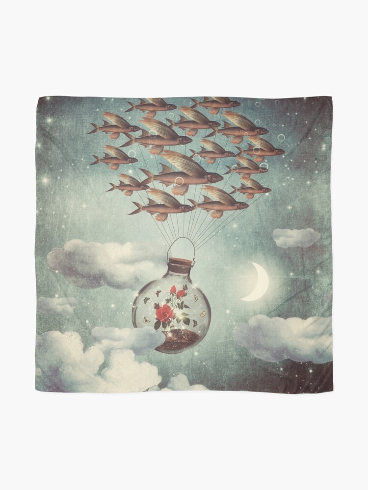 Alternate view of The Rose That Wanted to See the World Scarf