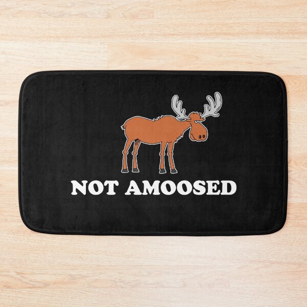 Item preview, Not Amoosed Funny Moose Pun designed and sold by jaycartoonist.
