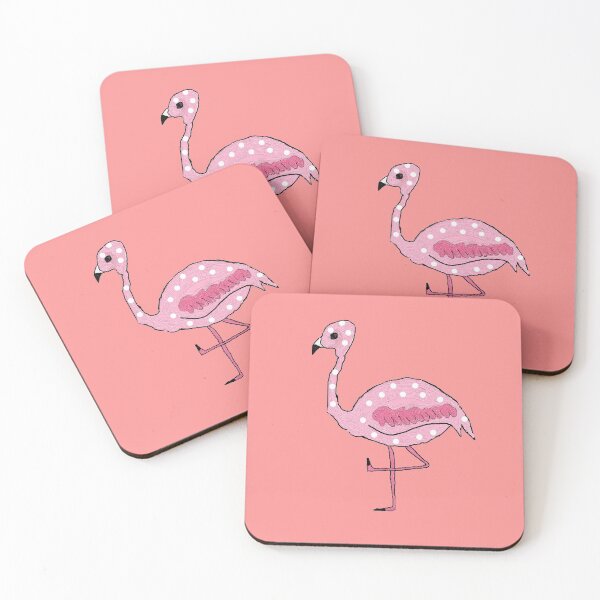 Item preview, Polka Dotted Flamingo designed and sold by fabqa.