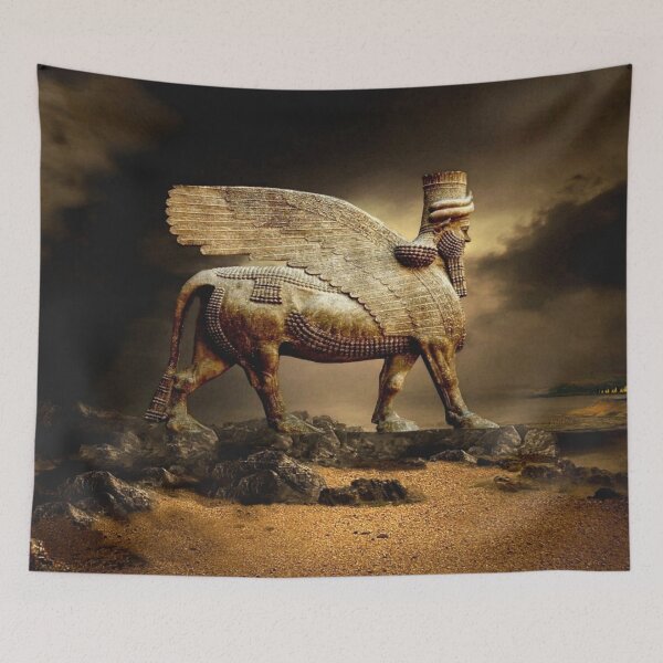 Item preview, ASSYRIAN LAMASSU CLASSIC designed and sold by doniainart.
