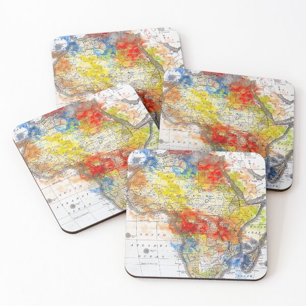 Item preview, Africa Old Map designed and sold by Nora Gad.