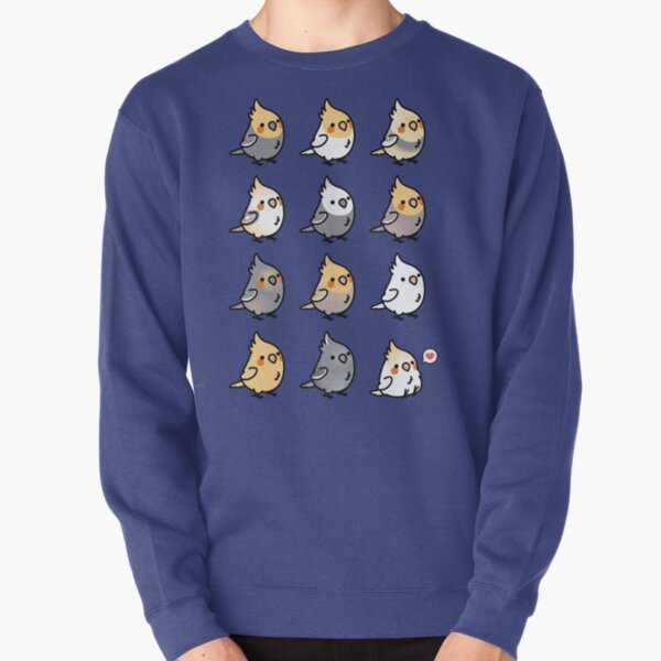 Chubby Cockatiel Collection Pullover Sweatshirt