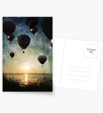 The Night is for Romantic Journeys Postcards