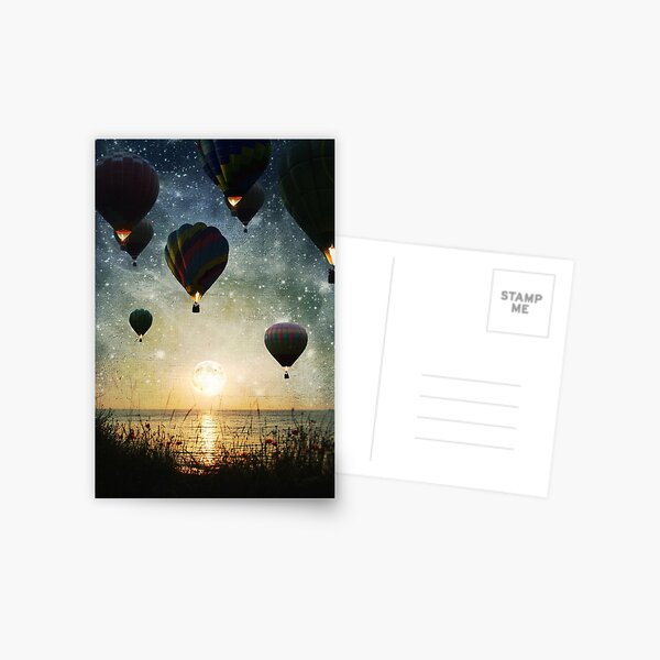 The Night is for Romantic Journeys Postcard