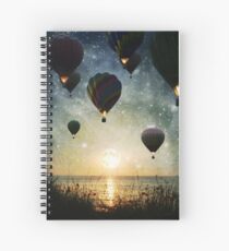The Night is for Romantic Journeys Spiral Notebook