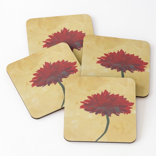 Item preview, Single Red Flower designed and sold by wildtangents.