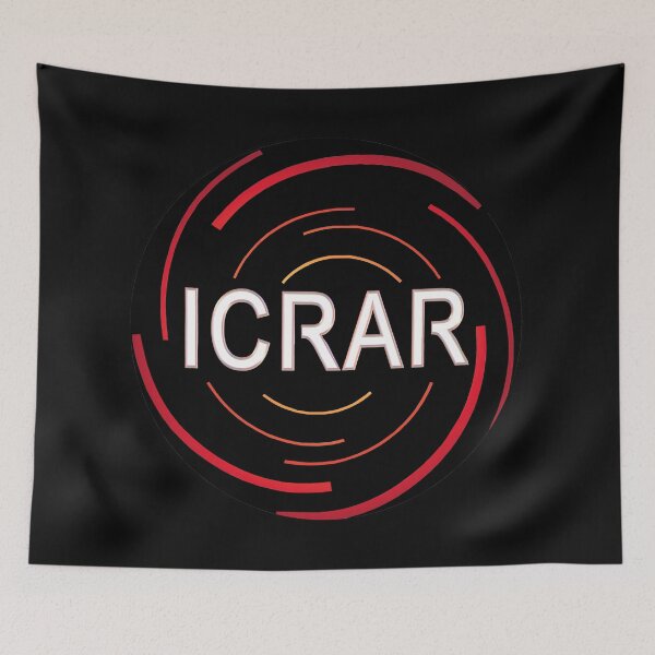 Item preview, ICRAR Logo for Dark Backgrounds designed and sold by Nikki SpaceStuffPlus.