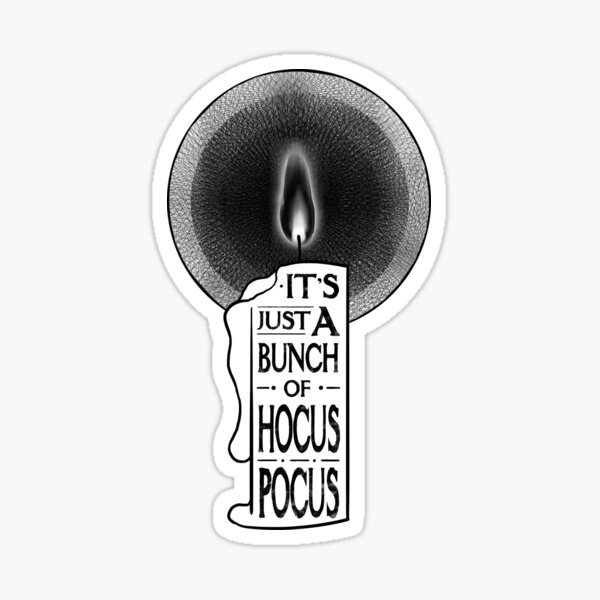 The Black Flame Candle Sticker