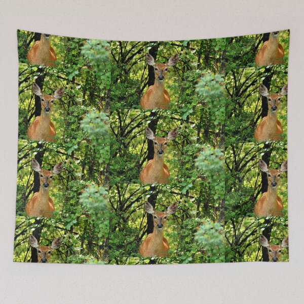 Item preview, Deeritudes - Just Checking You Out - Whitetail Deer Doe - Montana designed and sold by LCAppling.