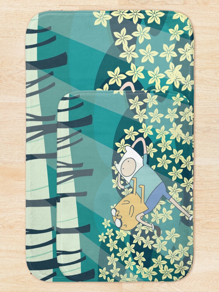 Alternate view of Field of Flowers (Adventure Time) Bath Mat