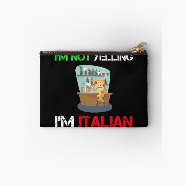 Item preview, I Am Italian Italy Love Beer Italia Pizza designed and sold by Creekman Designs.