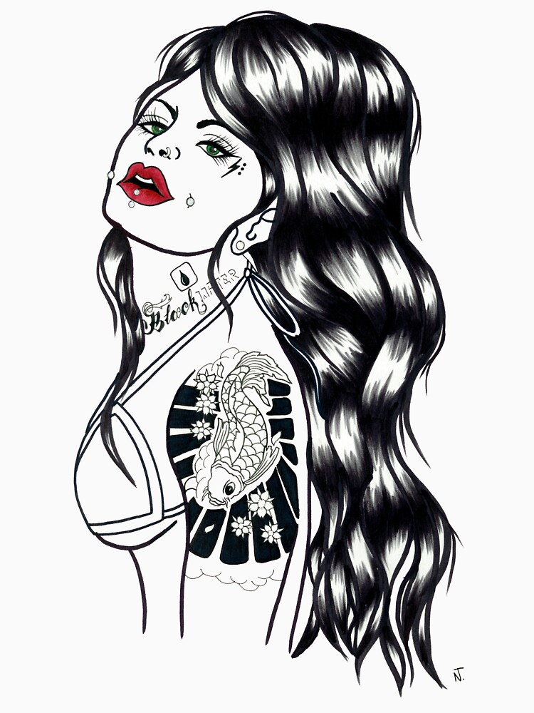 Blackwater girl - Koi by creaturesofnat
