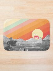 Screaming Sun (Rick & Morty) Bath Mat