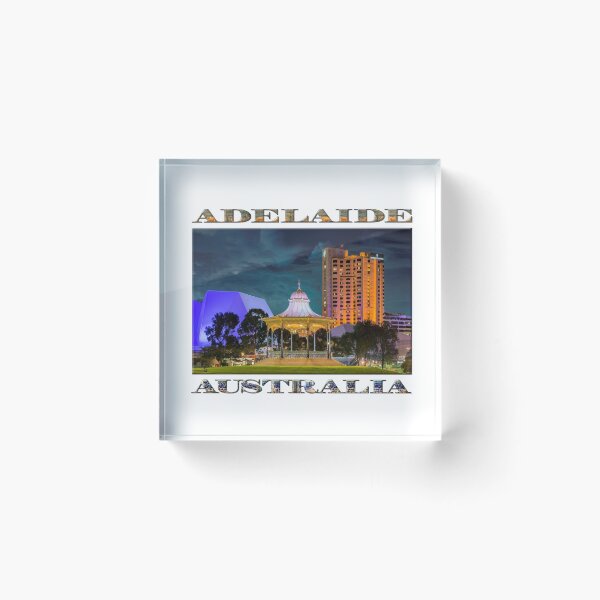 Item preview, Adelaide at Night (poster edition) designed and sold by Ray's Photos & Art.