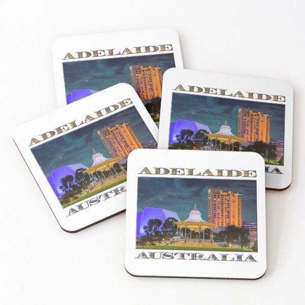 Item preview, Adelaide at Night (poster edition) designed and sold by Ray's Photos & Art.
