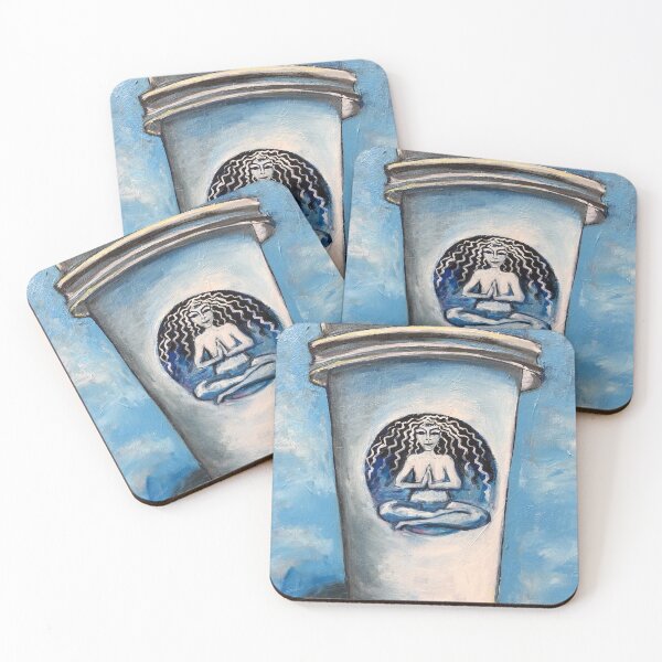 Item preview, The Sun Rises on Coffee and Yoga designed and sold by Victoria Bronfman.