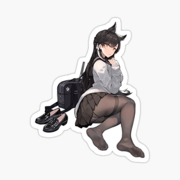 Atago - Azur Lane - Uniforme escolar Pegatina