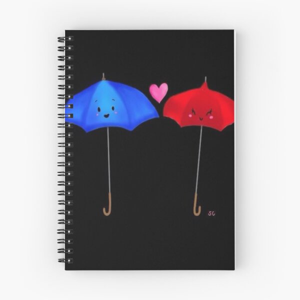 Item preview, The Blue and Red Umbrellas designed and sold by sierrachristy.