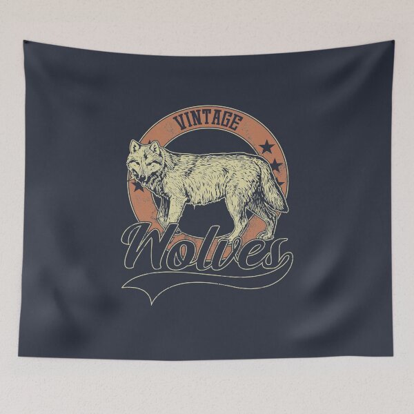 Item preview, Vintage Wolves designed and sold by BlueRockDesigns.