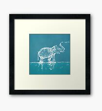 The Water Elephant Framed Print
