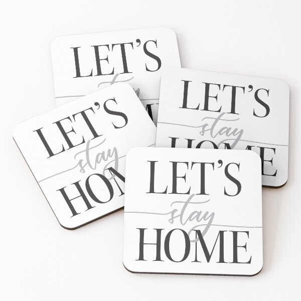 Item preview, Let's Stay Home designed and sold by rofocreative.