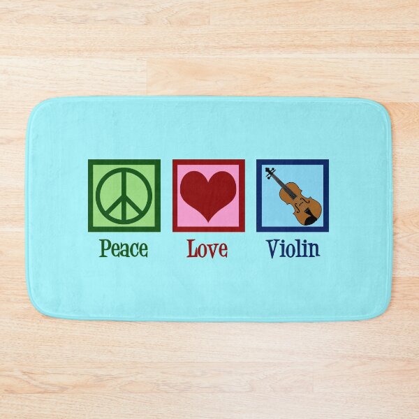 Item preview, Peace Love Violin designed and sold by Epic Love Designs.