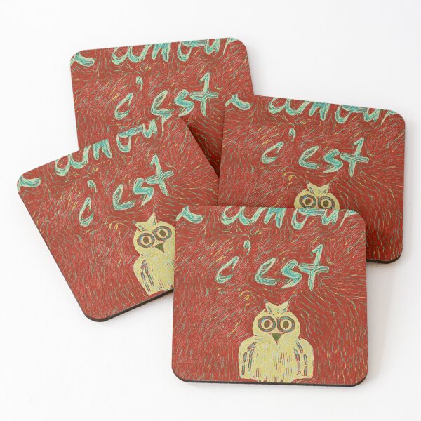 Item preview, l’amour c’est chouette designed and sold by fourewe.