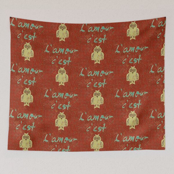 Item preview, l’amour c’est chouette designed and sold by fourewe.