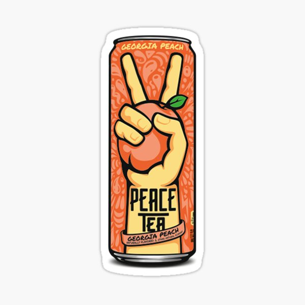 Peace tea Georgia peach Sticker