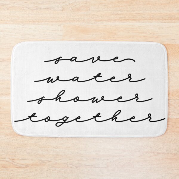 Item preview, Save water shower together designed and sold by rofocreative.