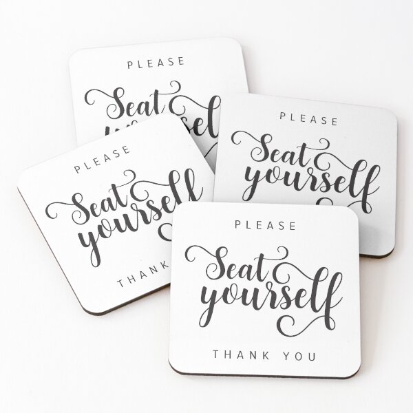 Item preview, Please Seat Yourself - Thank you! designed and sold by rofocreative.