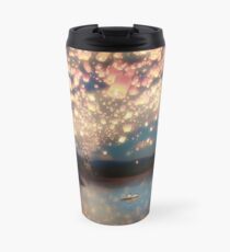 Wish Lanterns for Love Travel Mug