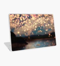 Wish Lanterns for Love Laptop Skin