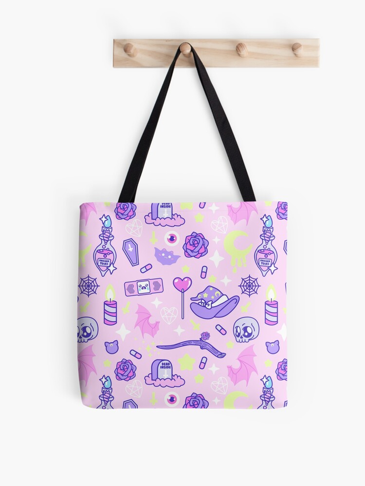 Kawaii Coffin Japanese Pastel Goth' Tote Bag