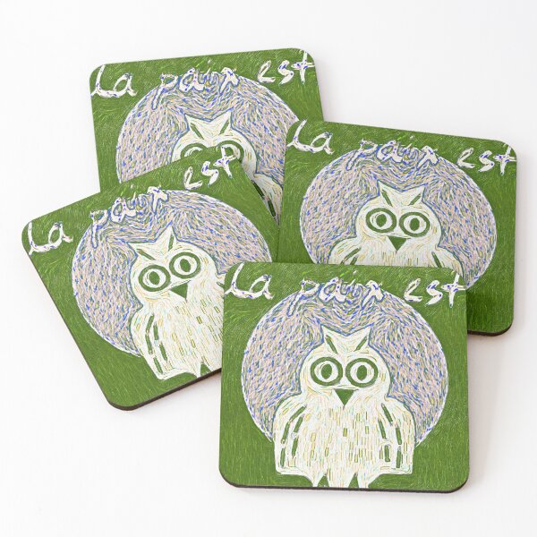 Item preview, la paix est chouette designed and sold by fourewe.