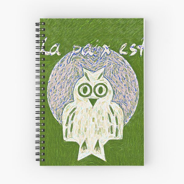 Item preview, la paix est chouette designed and sold by fourewe.