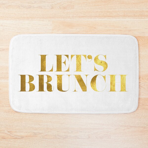 Item preview, Let's Brunch Faux Gold designed and sold by tshirtstylist.