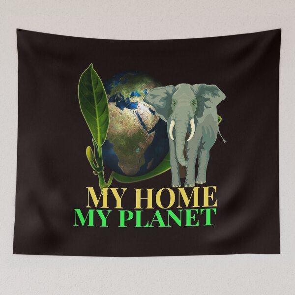 Item preview, Planet Elephant Deserves A Safe Home designed and sold by walkingrock.