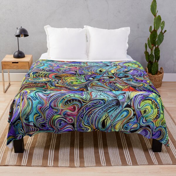 Item preview, Dynamic Flow Acrylic Painting designed and sold by eliza-beth-.