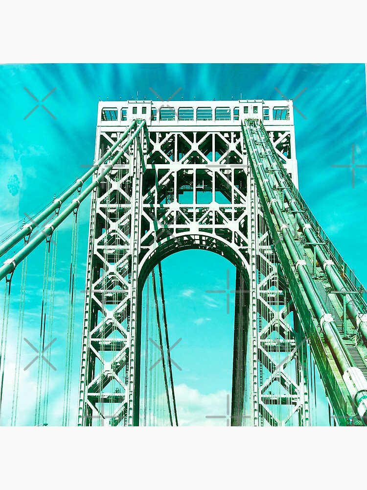 Gift for New Yorker - George Washington Bridge - New York City Lover by OneDayArt