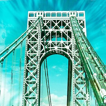 Artwork thumbnail, Gift for New Yorker - George Washington Bridge - New York City Lover by OneDayArt
