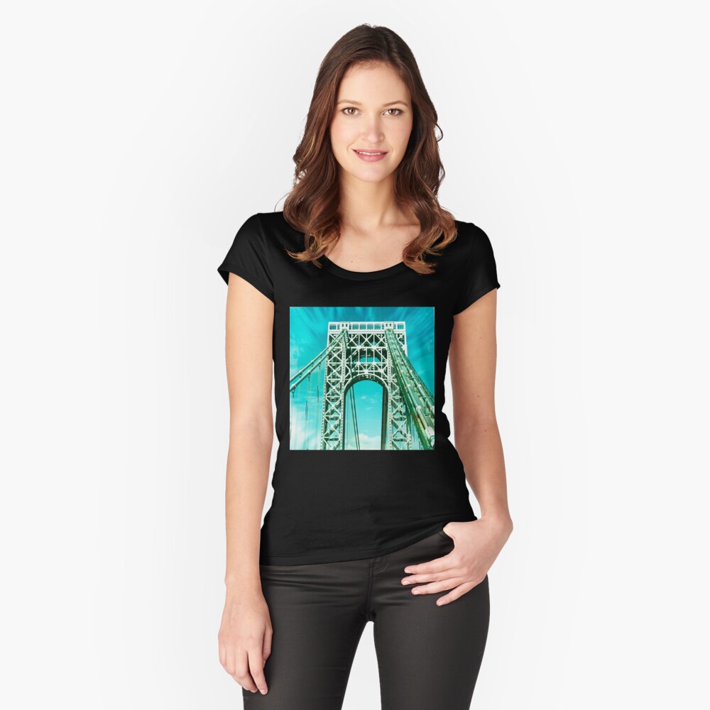 Item preview, Fitted Scoop T-Shirt designed and sold by OneDayArt.