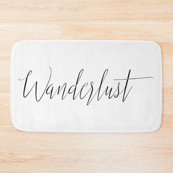 Item preview, Wanderlust V1 - Pretty Typography designed and sold by tshirtstylist.